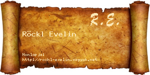 Röckl Evelin névjegykártya